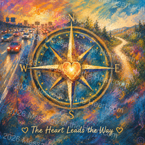 "Heart Leads the Way' art PNG file plus song & music MP3 file