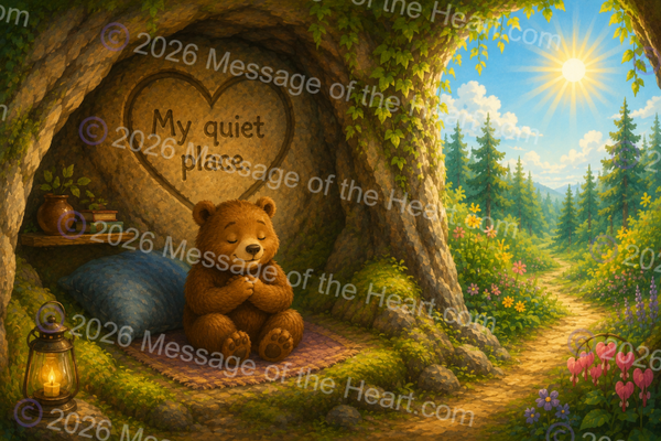 "Bear's Quiet Place" art PNG file plus song & music MP3 file