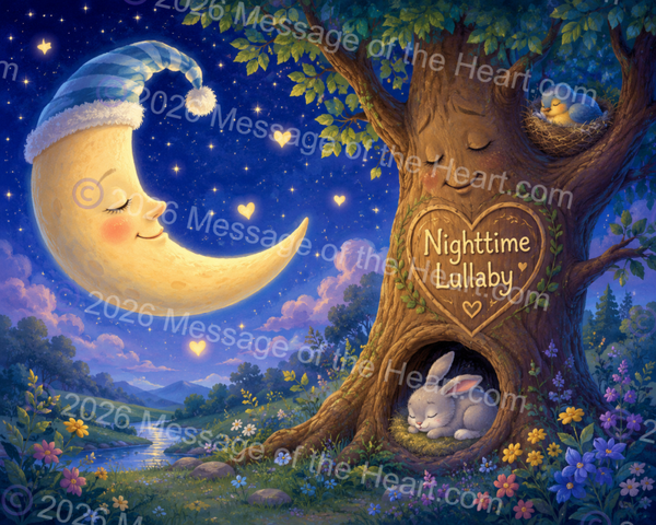 "Nighttime Lullaby" art PNG file plus song & music MP3 file