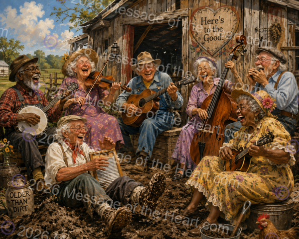 "Older Than Dirt" art PNG file plus song & music MP3 file