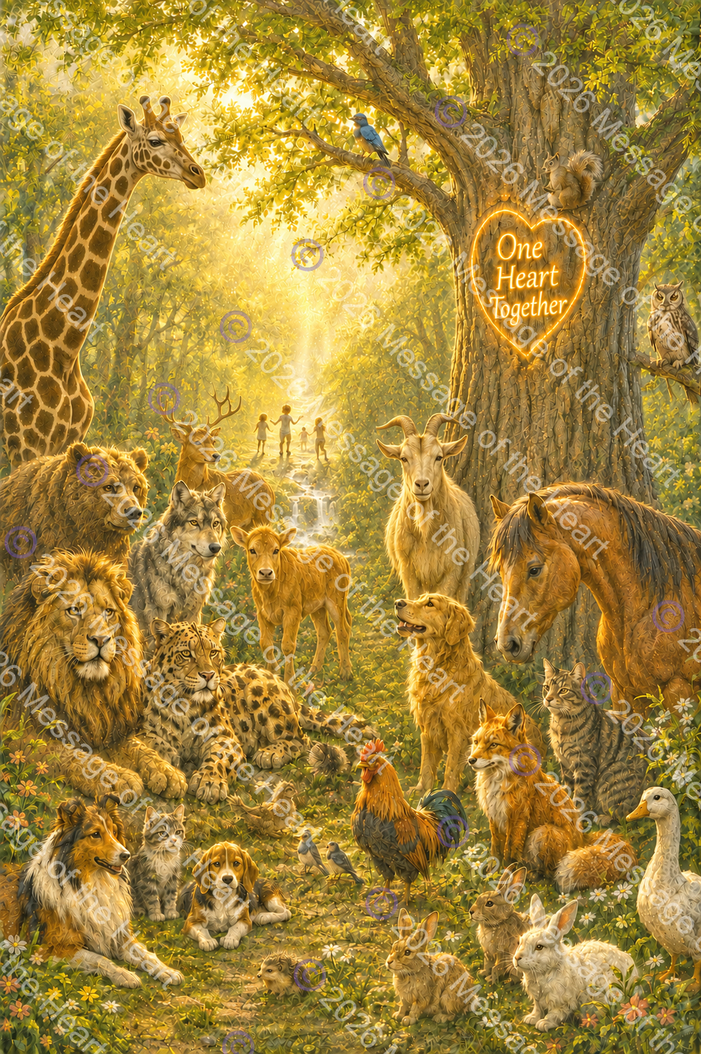 "Celebration of Life One Heart Together" art PNG file plus song & music MP3 file