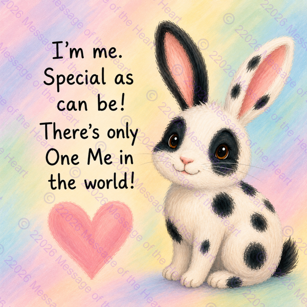 "Spotty Bunny" art PNG file plus song & music MP3 file