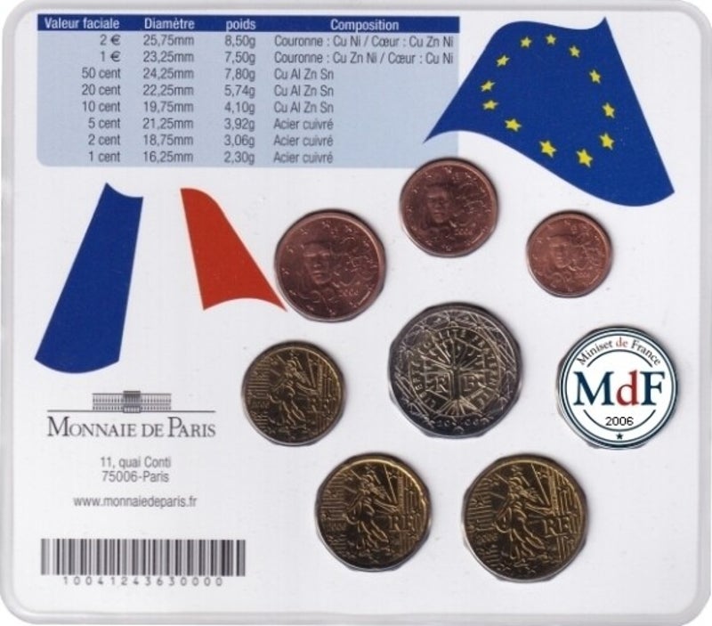 miniset de la monnaie de paris