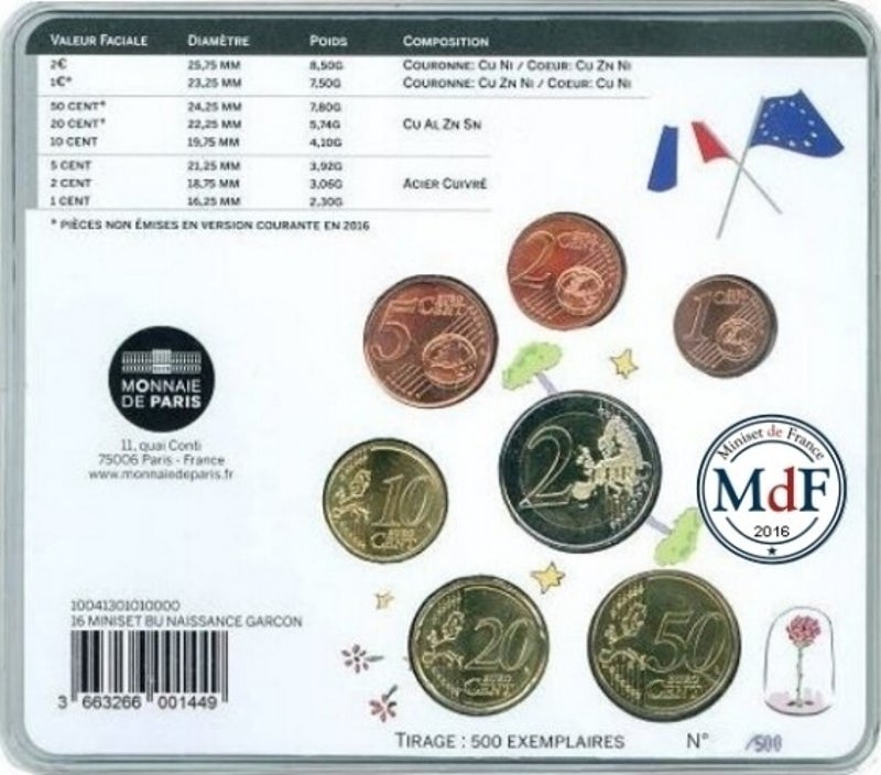 miniset de la monnaie de paris