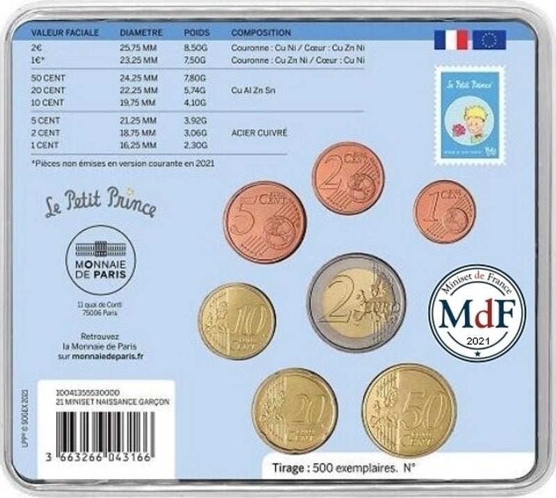 miniset de la monnaie de paris