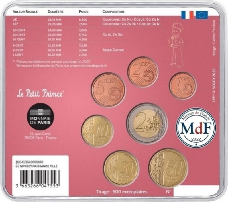miniset de la monnaie de paris