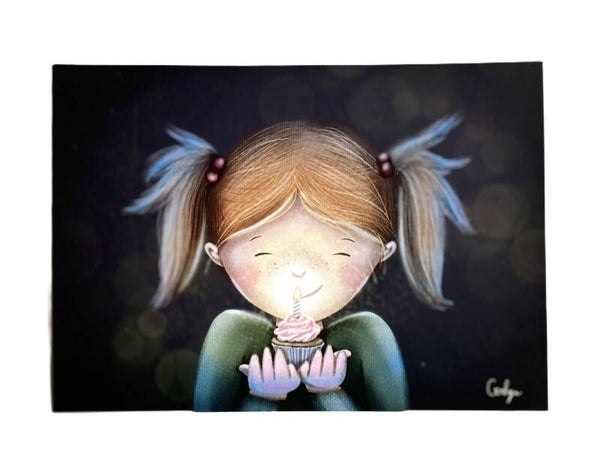 Cupcake verjaardagskaart