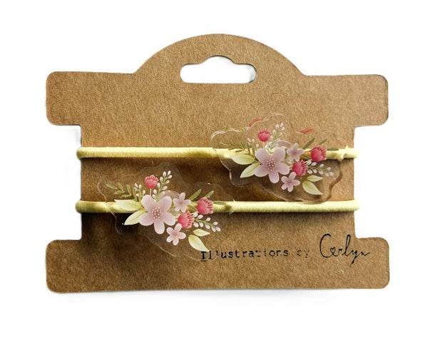 Boeket geel haarrekkers