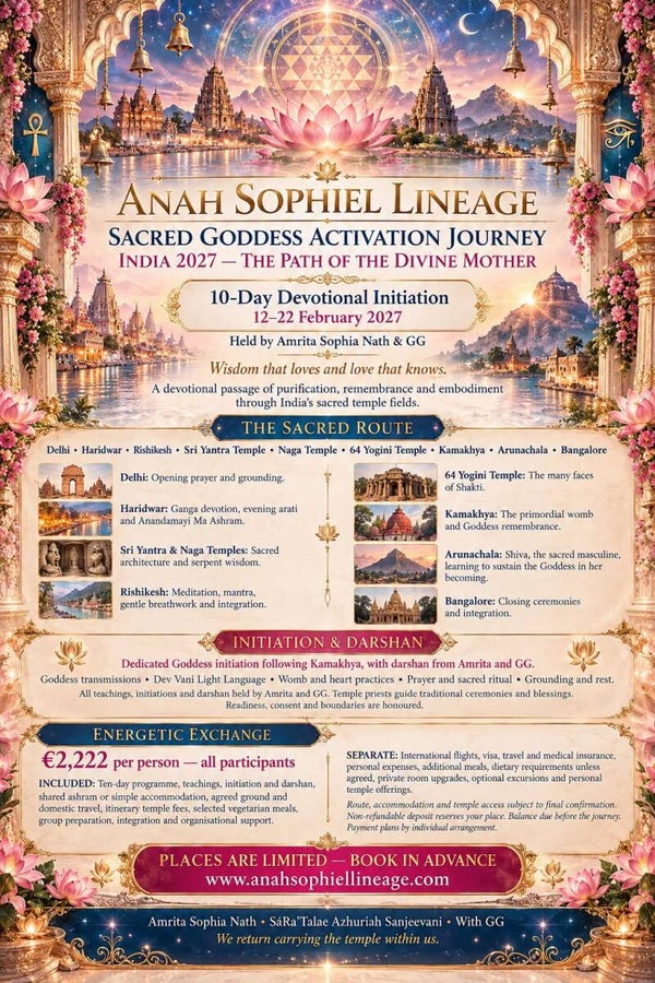 SACRED GODDESS ACTIVATION JOURNEY INDIA 2027