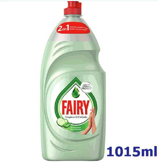 FAIRY LIMPIEZA & CUIDADO ALOE VERA Y PEPINO 1015ML ¡4 C/8  _  3,3457