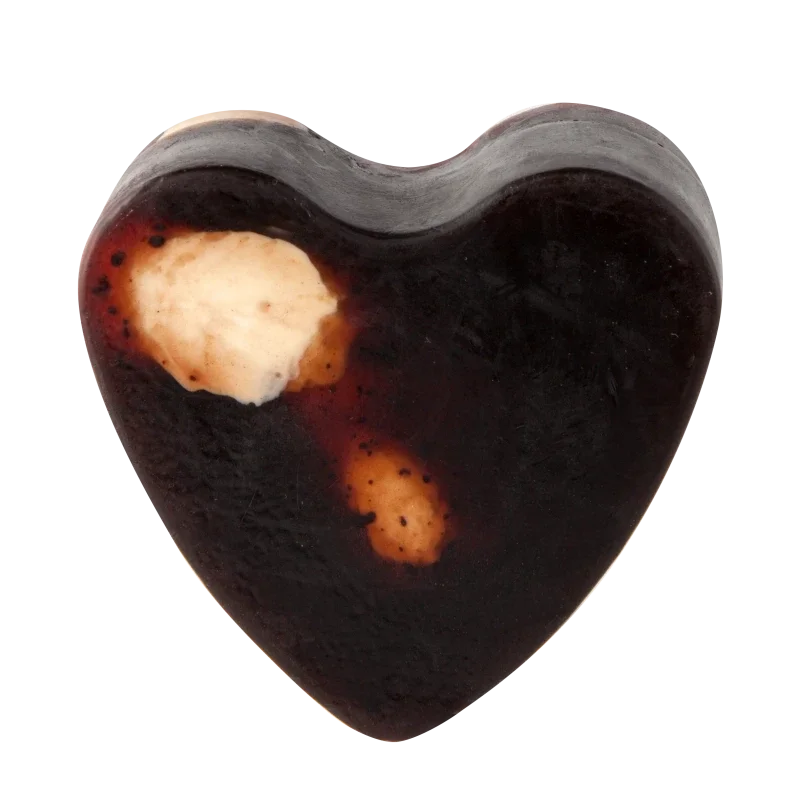 Savon coeur "chocolat"