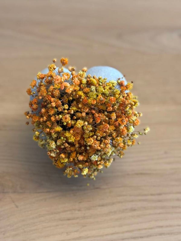 𝑨𝒍𝒍𝒆𝒓𝒉𝒆𝒊𝒍𝒊𝒈𝒆𝒏 hartje in pot met gipskruid