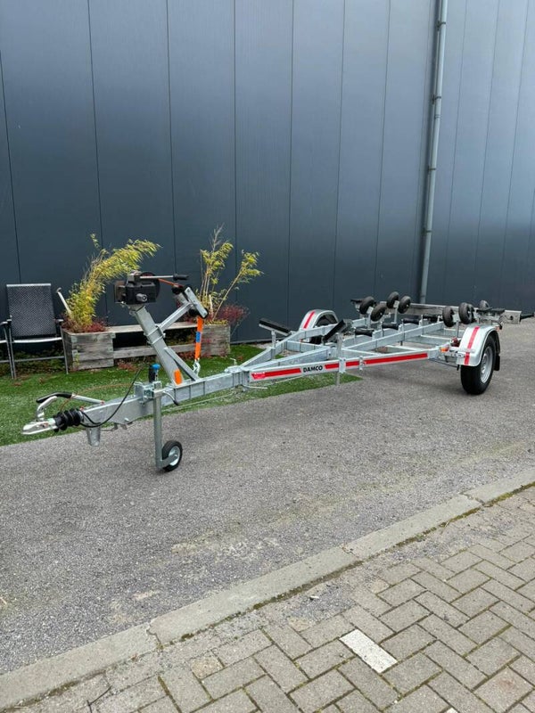 Damco DK-1801 Breed Boottrailer kantelbare trailer