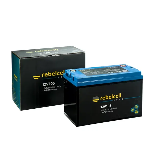 Rebelcell 12V105 EDGE LiFePO4 accu