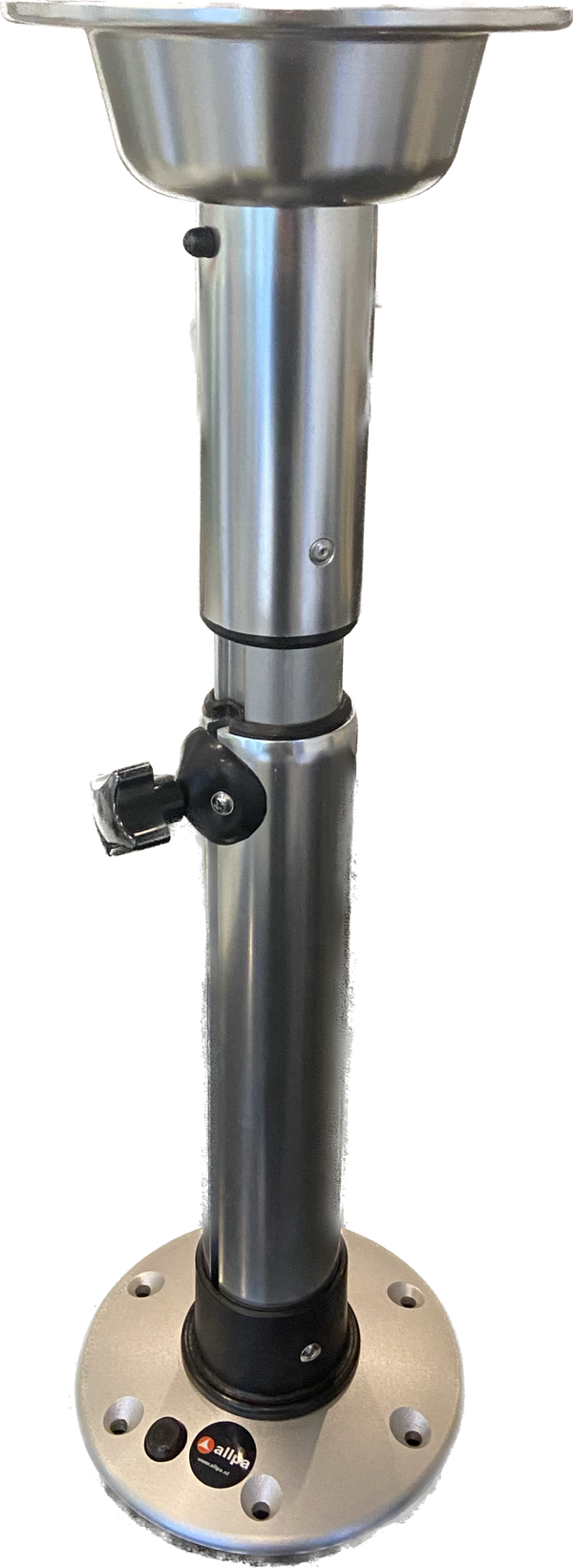 Uitschuifbare rvs tafelpoot voor boot tafel