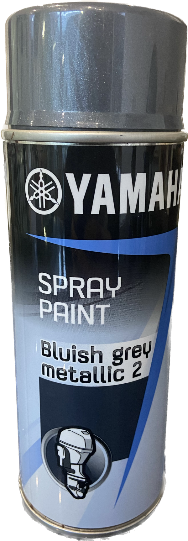 Yamaha bluish grey metalic 2 spuitbus voor buitenboordmotor