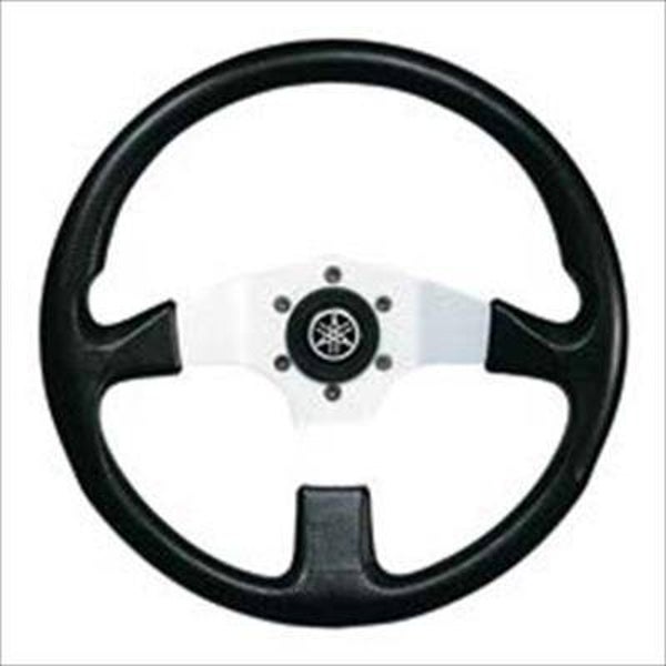 Yamaha stuurwiel zwart/zilver metal / bootstuur