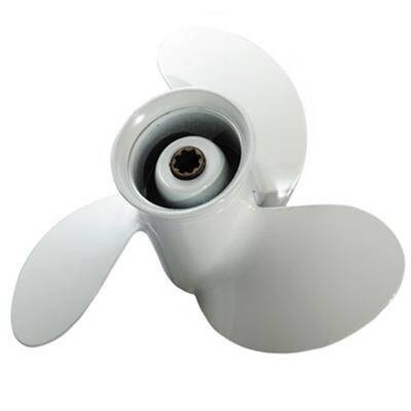 Yamaha aluminium J Propeller / schroef:  8 Pitch - Yamaha F8B, F9.9B, F9.9C, F15A, F15C, F20B, 9.9D, 15D, 9.9F, 15F