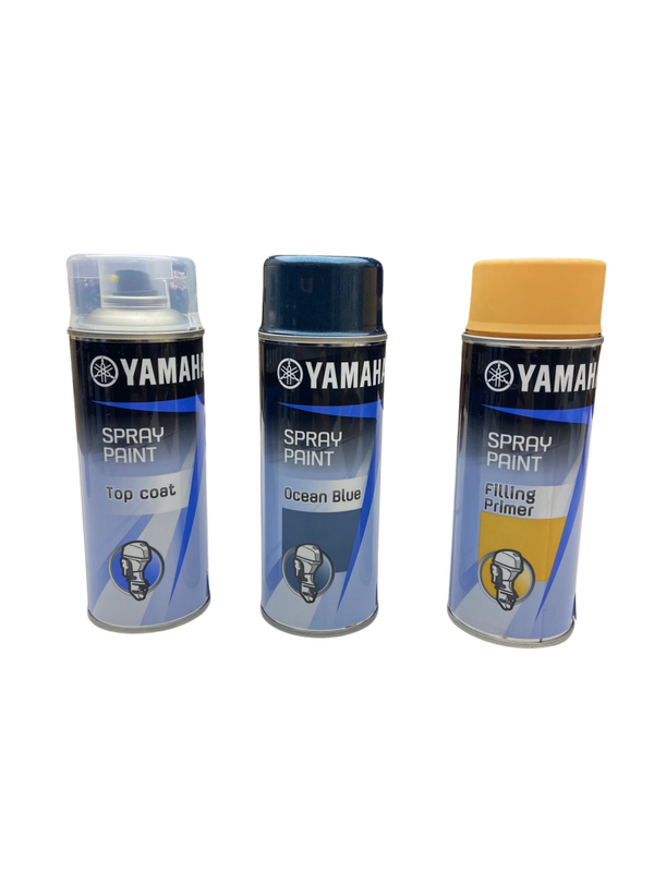 Yamaha spuitbus set Ocean Blue voor buitenboordmotor