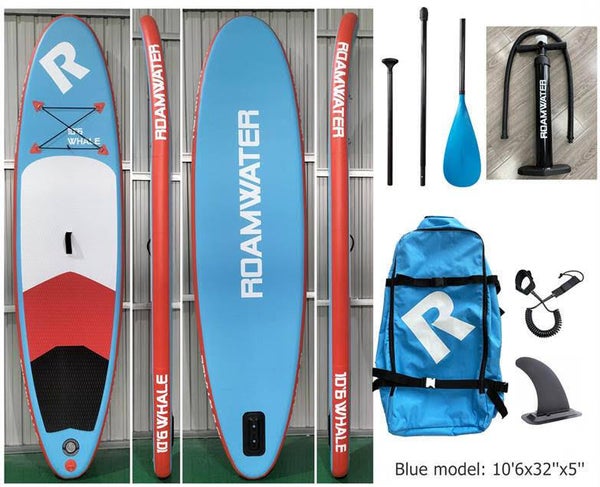SUP board compleet, roamwater blauw - opblaasbare sup bord