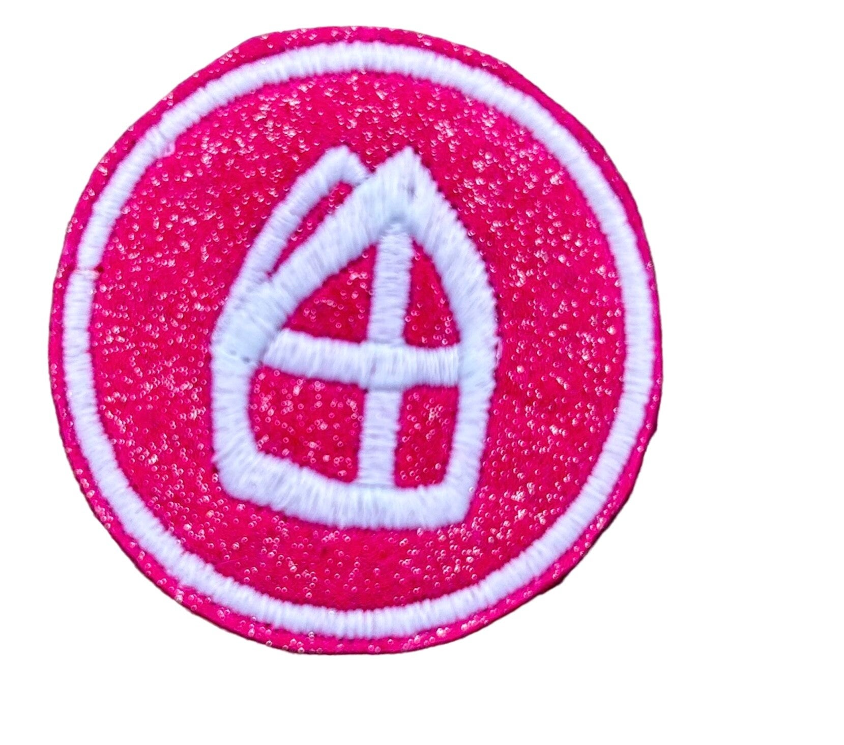Patch mijter Fuschia - glow in the dark