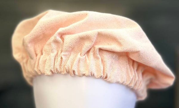 Pietenmuts - roze met gouden glitters