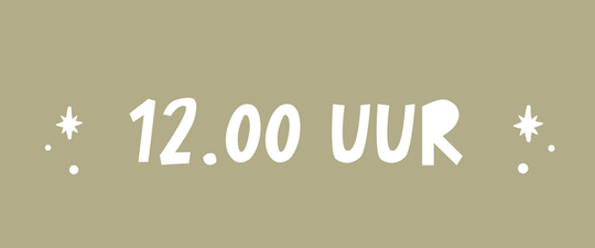 Reservering voor zondag 26 oktober om 12.00 uur