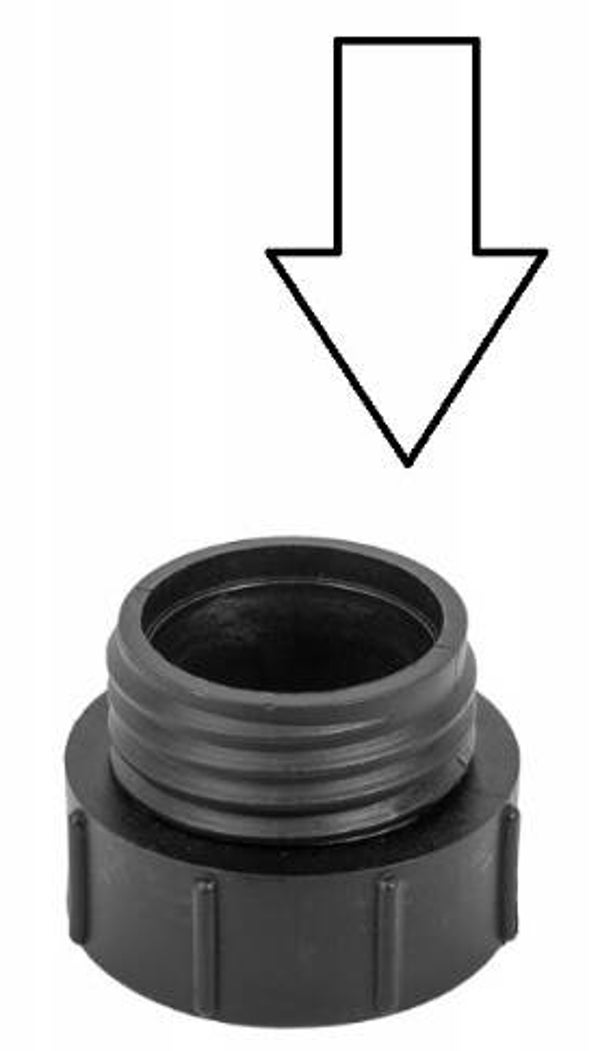 Złącze Adapter IBC MAUZER z GW S60x6 / GW 2" Gęsty na Rzadzszy