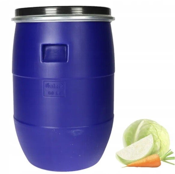 Beczka 120L z obejmą Nowa