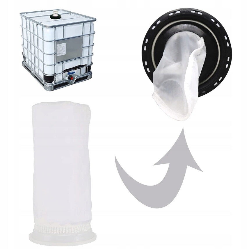 Filtr Nylonowy do Zbiornik Mauzer Paletopojemnik IBC DPPL 15cm dł