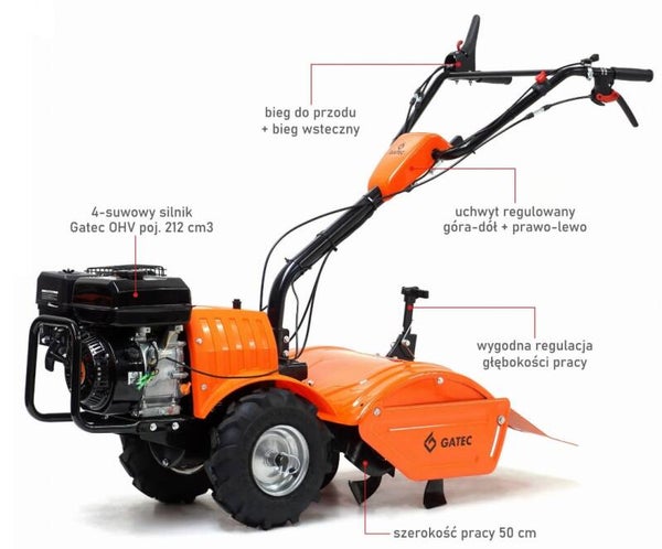 Wynajmę / Wypożyczę Glebogryzarka Kultywator z napędem , pługiem szerokość 50cm robocza 50zł/Doba