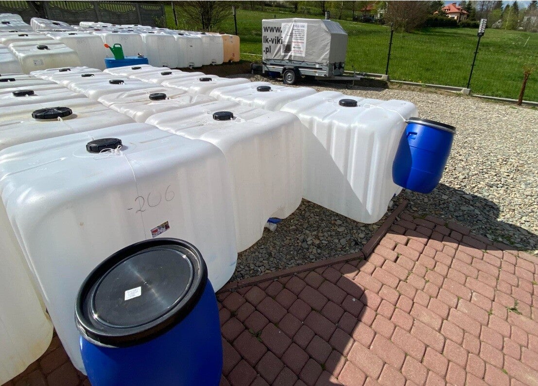 Wkład Zbiornik 1000L Z mini osadem
