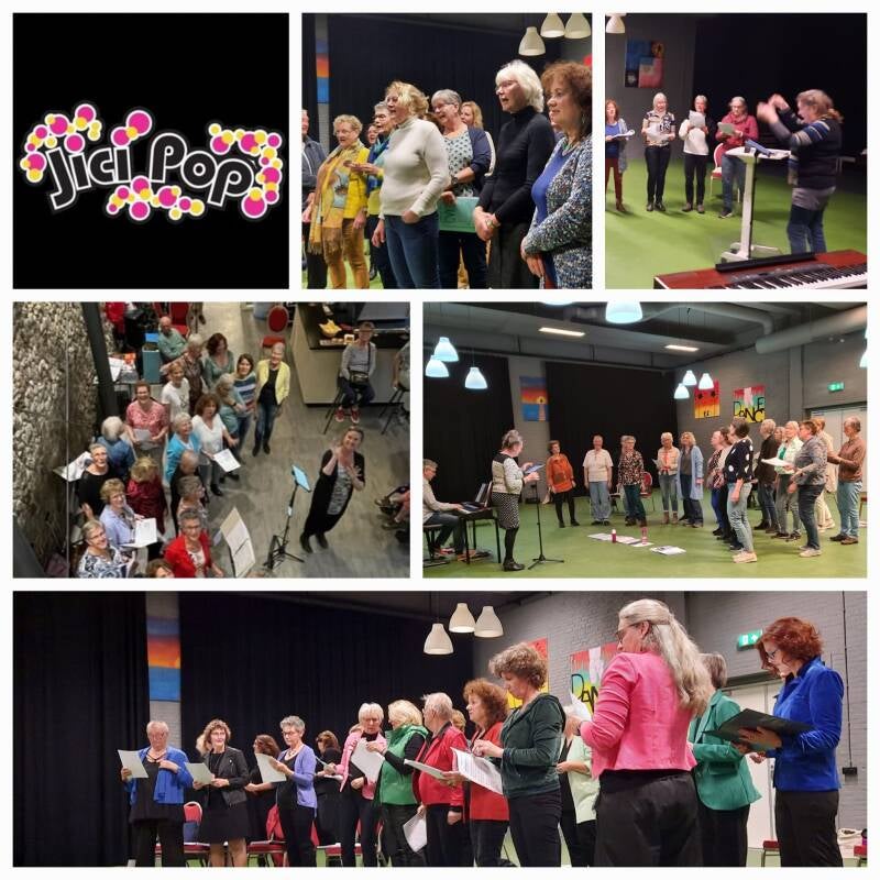 Donderdagavond oefenavond Popkoor Jicipop in Hart van Diever