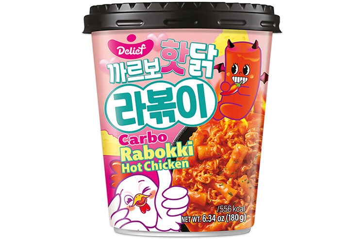 Rabokki met Pikante Kip Carbonara Smaak – Zuid-Korea