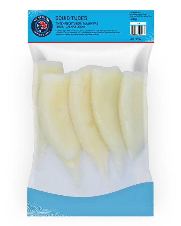 Inktvis Tubes (Gigas) U5 10KG – A+-kwaliteit (Art: 7114)