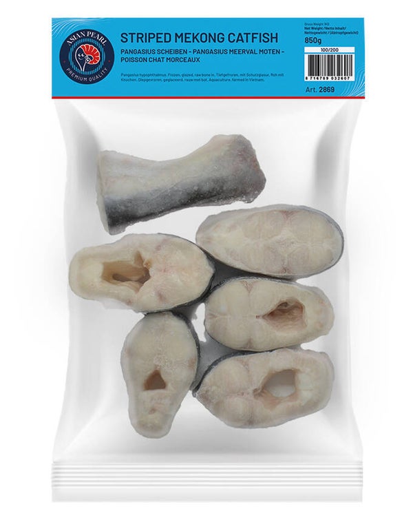 Mekong Catfish Steaks 100/200 10KG  Art: 2869