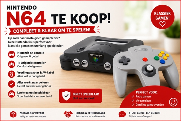 Nintendo 64 + controller