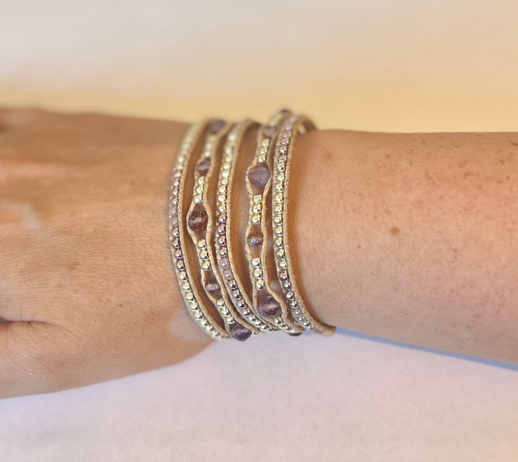 Wrapbracelet Amethist