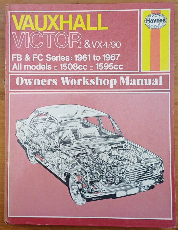 Haynes Owners Workshop Manual Vauxhall Victor & VX4/90