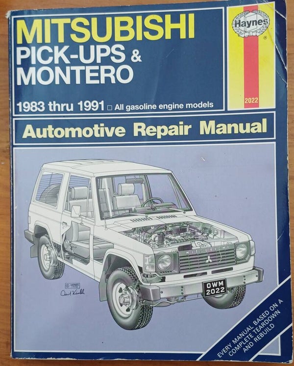 Haynes Automotive Repair Manual Mitsubishi Pick-Ups and Montero