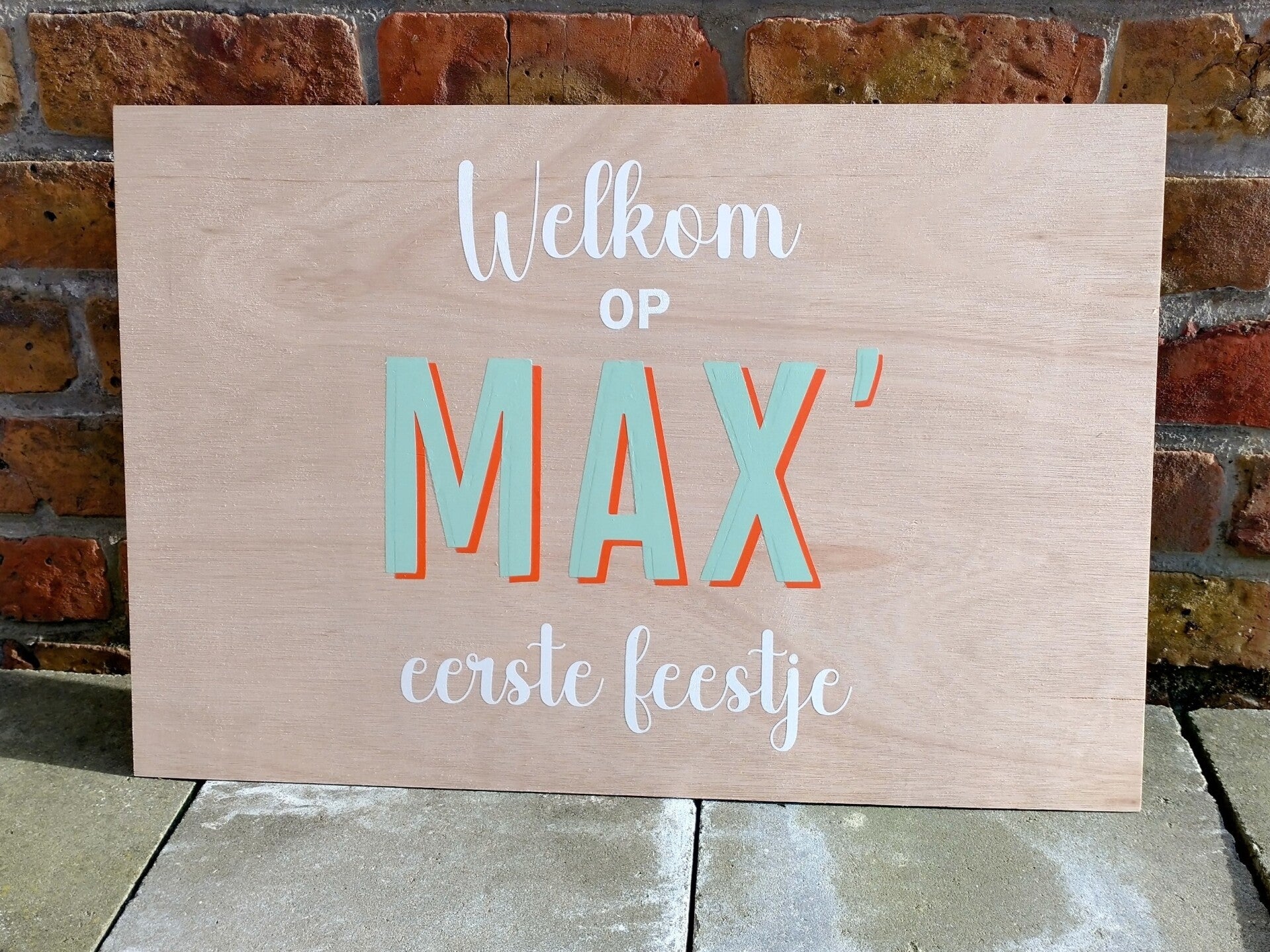 Welkomstbord (Koop je aan)