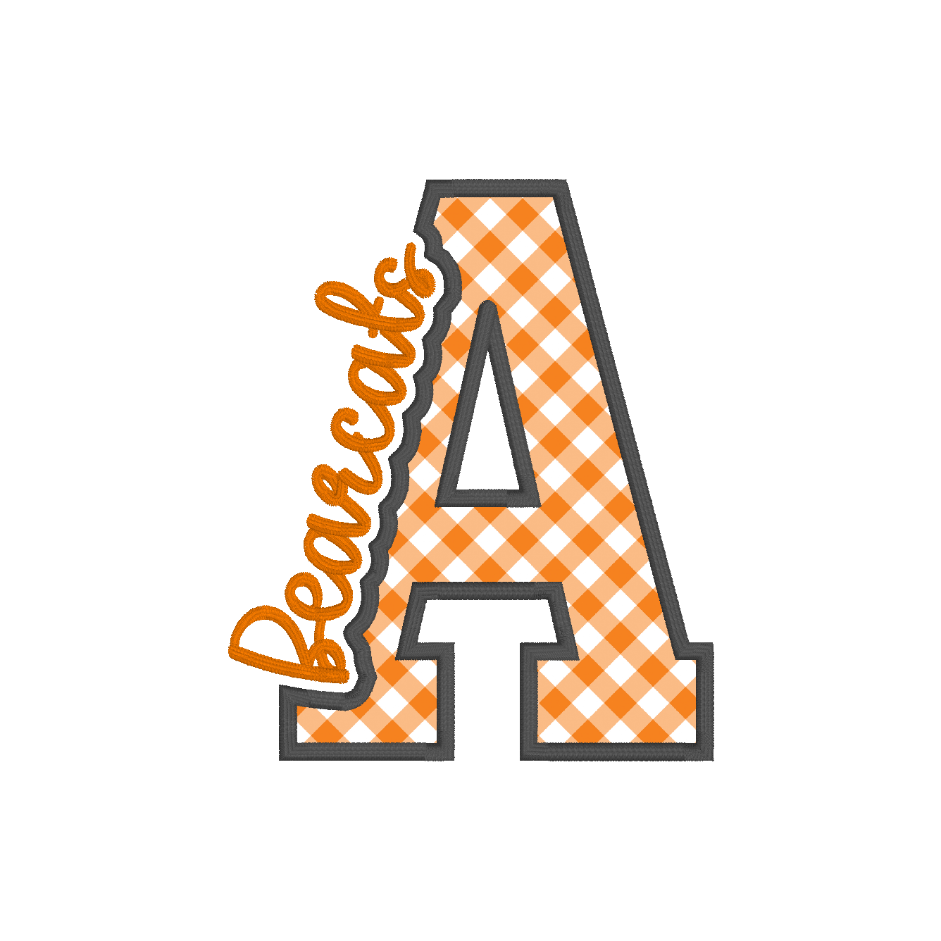 Knockout Applique-Aledo Bearcats