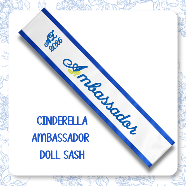 Doll Sash-Cinderella Ambassador