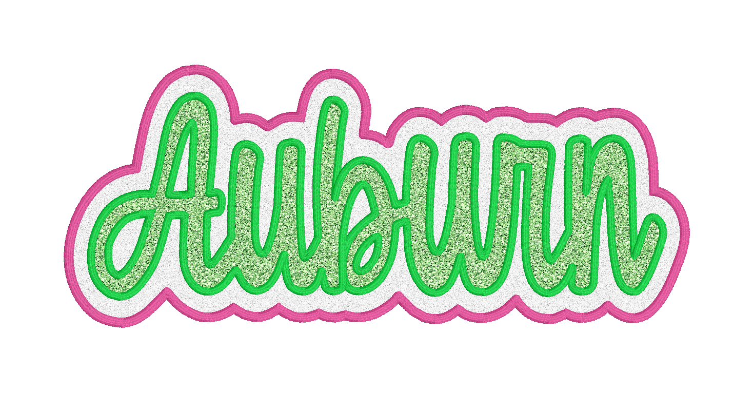 AUBURN-Double Layer Applique