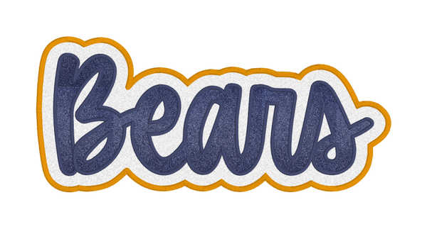 BEARS-Double Layer Applique