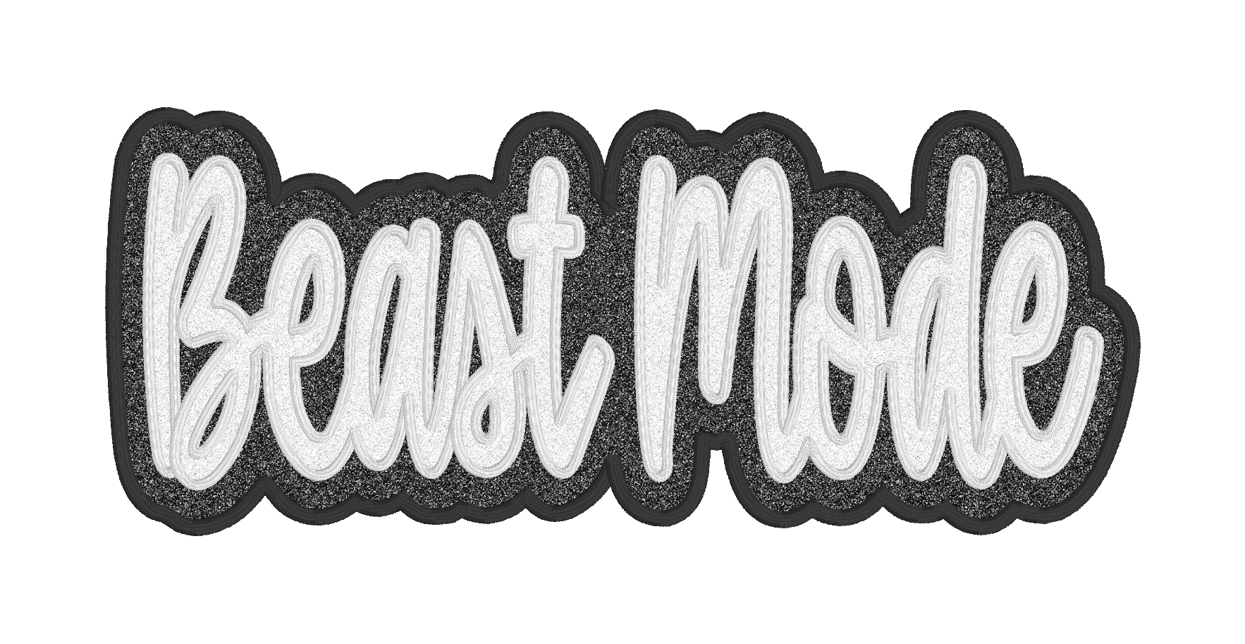 BEAST MODE-Double Layer Applique