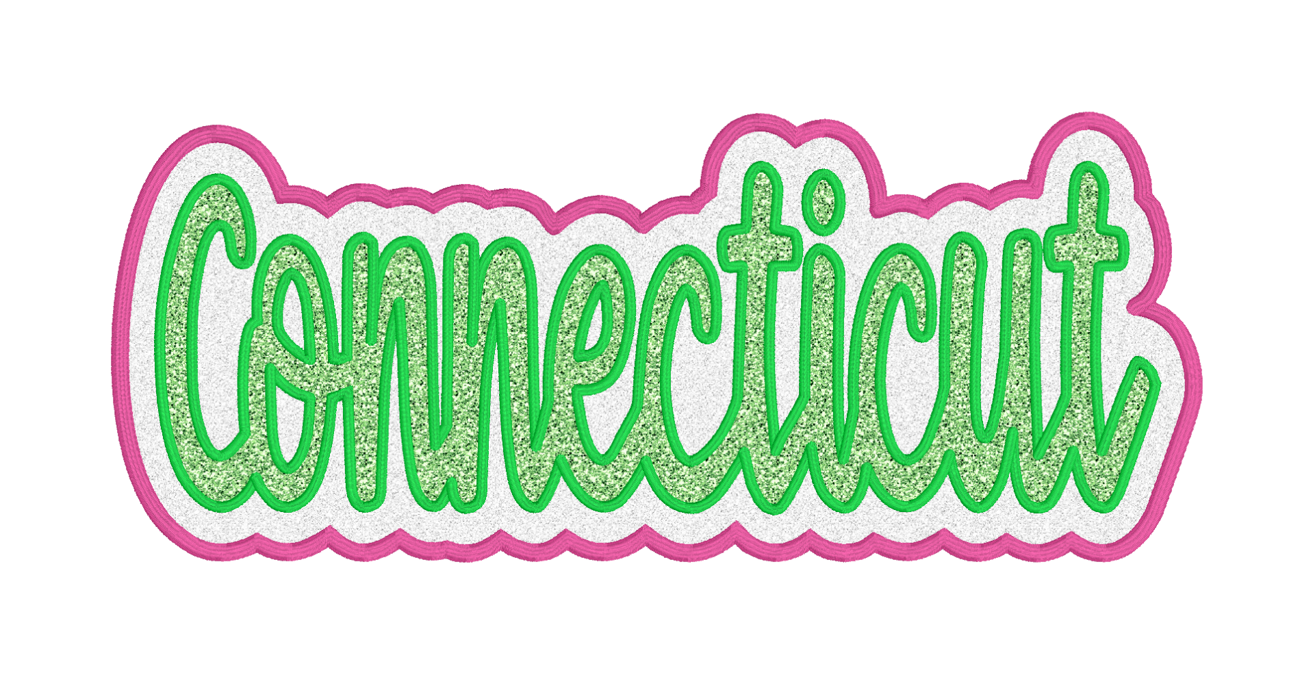 Connecticut-Double Layer Applique