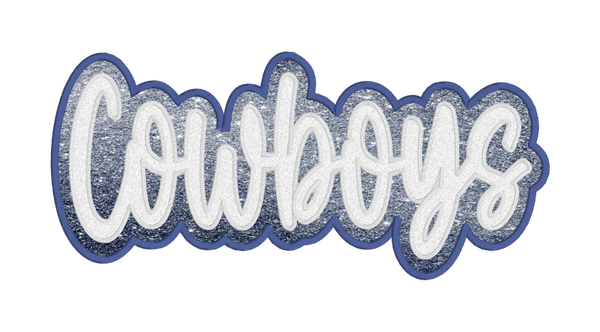 COWBOYS-Double Layer Applique
