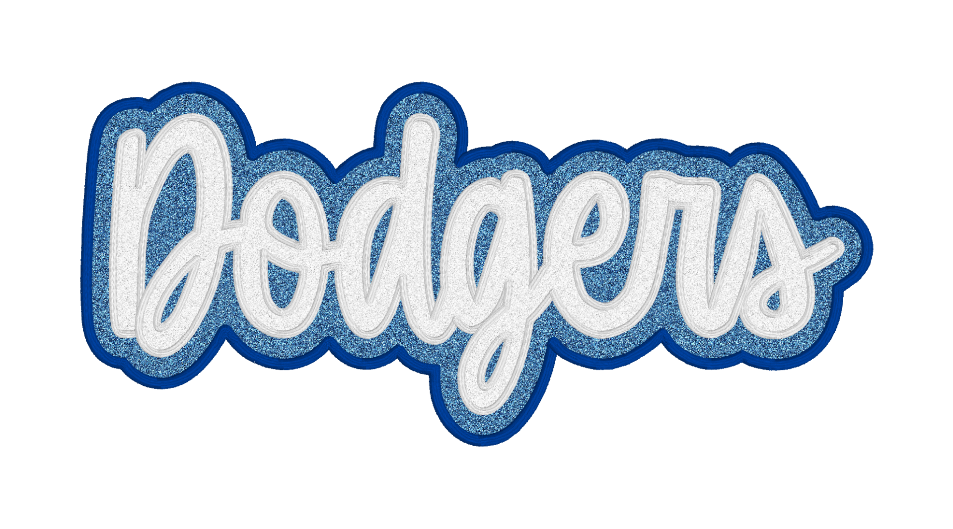 DODGERS-Double Layer Applique