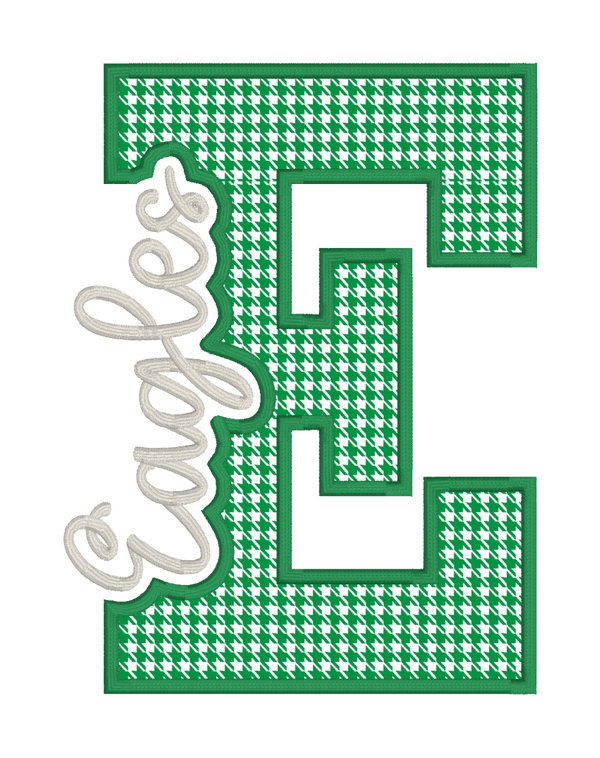 Knockout Applique-Eagles